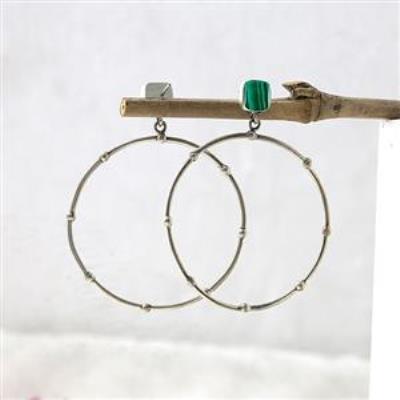 Buy 925 Sterling Silver Long Dangle Hoop Earring Jewelry For Girls  | Akrati Jewels Inc