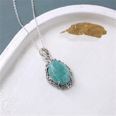 Vintage 925 sterling Silver Filigree Women Pendant Necklace Jewelry Distributor | Akrati Jewels Inc