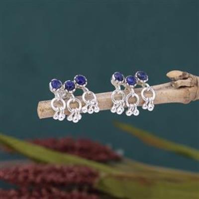 925 Sterling Silver Minimalist Round Stone Stud Earring Fine Jewelry Supplier | Akrati Jewels Inc