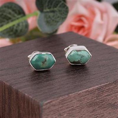 Hexagon Shape Cute Dainty 925 sterling Silver Stud Earring Fine Jewelry Supplier | Akrati Jewels Inc