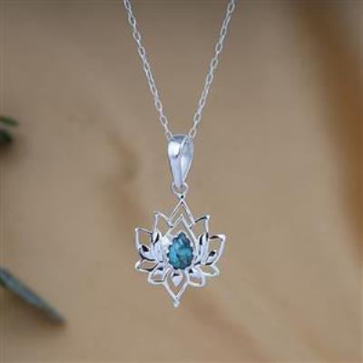 925 Sterling Silver Stylish Lotus Gemstone Pendant Fine Jewelry Wholesaler  Distributor | Akrati Jewels Inc