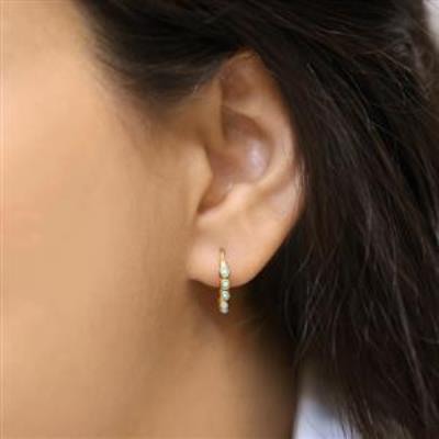Gold Plated Over 925 Sterling Silver Minimalist Hug Earring Jewelry Wholesaler Supplier | Akrati Jewels Inc