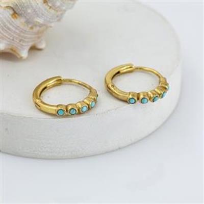 Gold Plated Over 925 Sterling Silver Minimalist Hug Earring Jewelry Wholesaler Supplier | Akrati Jewels Inc