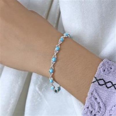 Buy 925 Sterling Silver Round Shape Gemstone Bracelet Fine Jewelry Manufacturer | Akrati Jewels Inc