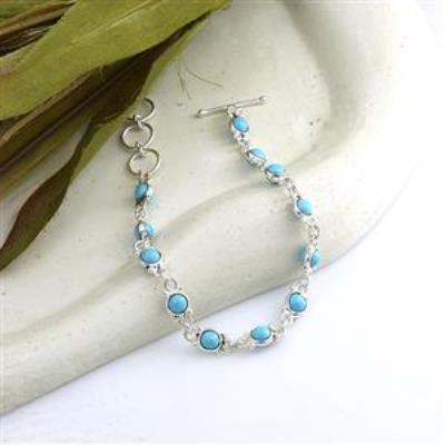 Buy 925 Sterling Silver Round Shape Gemstone Bracelet Fine Jewelry Manufacturer | Akrati Jewels Inc