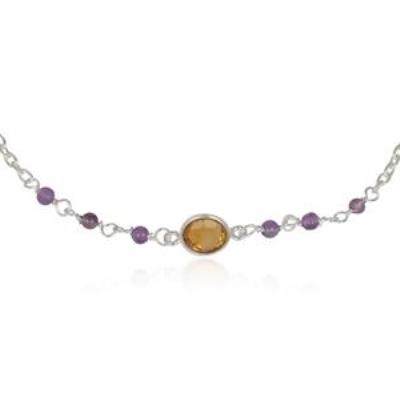  925 Sterling Silver Multi stone Beads Bracelet Jewelry Manufacturer | Akrati Jewels Inc