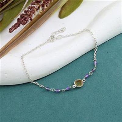  925 Sterling Silver Multi stone Beads Bracelet Jewelry Manufacturer | Akrati Jewels Inc