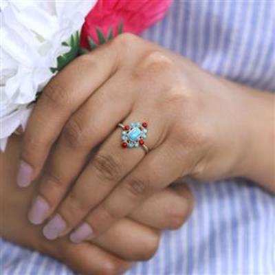 925 Sterling Silver Multi Stone Twist Band Ring Fine Jewelry Distributor | Akrati Jewels Inc