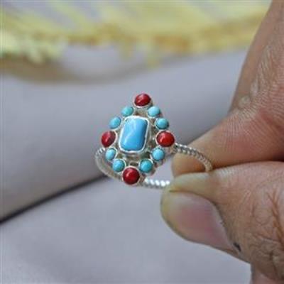 925 Sterling Silver Multi Stone Twist Band Ring Fine Jewelry Distributor | Akrati Jewels Inc