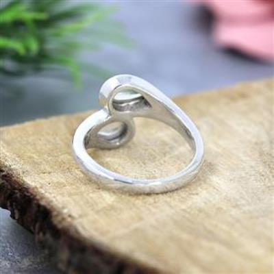 925 Sterling Silver Teardrop Artisan Crafted Nature Inspired Two Band Ring Jewellery Manufacturer | Akrati Jewels Inc