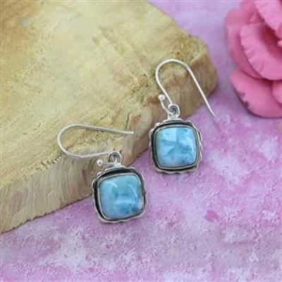 Natural Cushion Shape Gemstone 925 Sterling Silver Dangle Earring Manufacturer | Akrati Jewels Inc