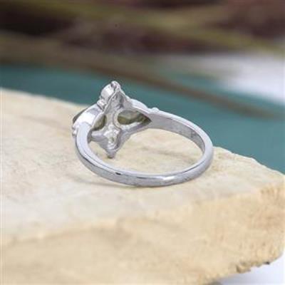925 Sterling Silver Double Birthstone Minimal Ring Fine Jewelry Manufacturer | Akrati Jewels Inc