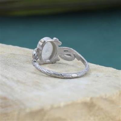 925 Silver Blue Flash Gemstone Vintage Style Designer Band Ring Women Jewelry Distributor | Akrati Jewels Inc