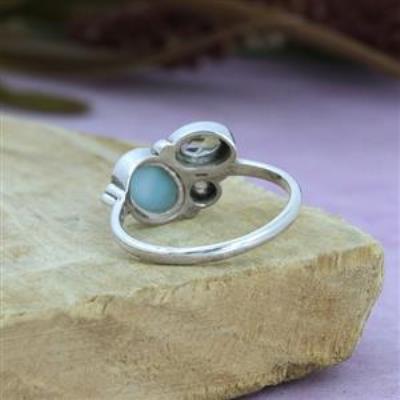 Multi Stone Sterling Silver Band Ring Fine Jewelry Exporter | Akrati Jewels Inc