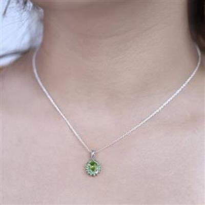 925 Sterling Silver Flower Design Necklace Handmade Jewelry Exporter | Akrati Jewels Inc