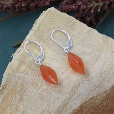 925 Sterling Silver Fancy Carnelian Earring Jewelry Exporter | Akrati Jewels Inc