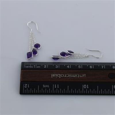 925 Sterling Silver Amethyst Fall Drop Dangle Earring Jewelry Manufacturer | Akrati Jewels Inc