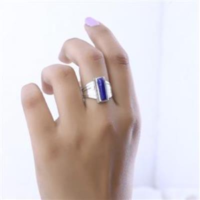 925 Sterling Silver Long Chunky Statement Ring Elegant Fine Jewellery Distributor | Akrati Jewels Inc