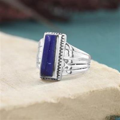 925 Sterling Silver Long Chunky Statement Ring Elegant Fine Jewellery Distributor | Akrati Jewels Inc