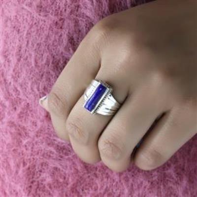 925 Sterling Silver Long Chunky Statement Ring Elegant Fine Jewellery Distributor | Akrati Jewels Inc