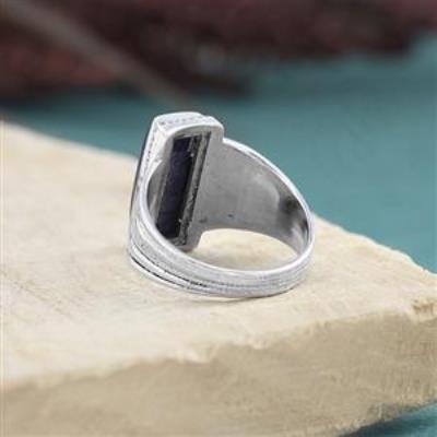 925 Sterling Silver Long Chunky Statement Ring Elegant Fine Jewellery Distributor | Akrati Jewels Inc