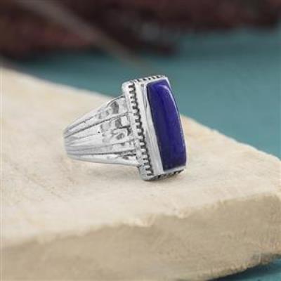 925 Sterling Silver Long Chunky Statement Ring Elegant Fine Jewellery Distributor | Akrati Jewels Inc