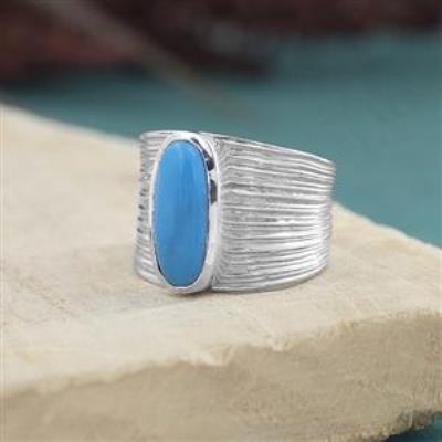 Chunky Boho Statement Men's Ring in Elegant 925 Silver Fine Jewellery Distributor | Akrati Jewels Inc