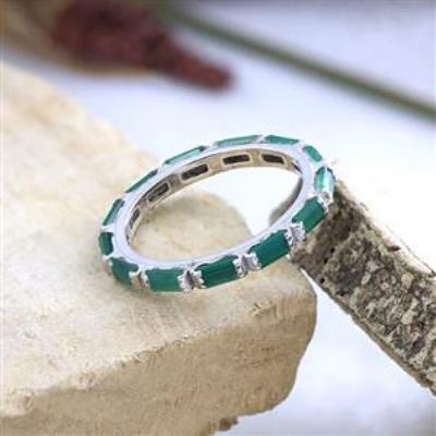 925 Sterling Silver Full Eternity Stackable Ring Fine Jewelry Wholesaler Distributor | Akrati Jewels Inc