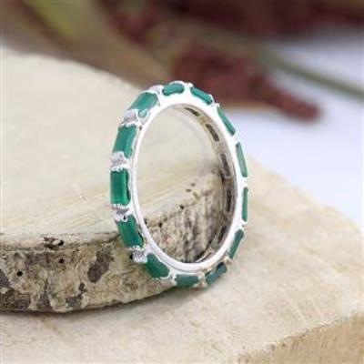 925 Sterling Silver Full Eternity Stackable Ring Fine Jewelry Wholesaler Distributor | Akrati Jewels Inc