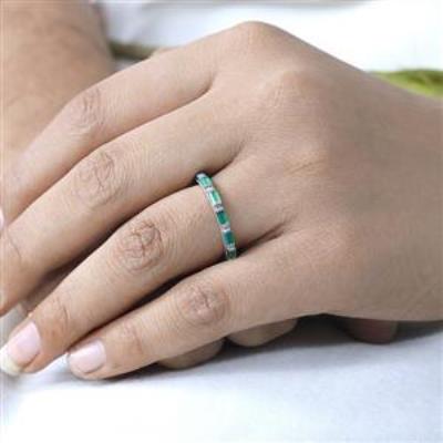 925 Sterling Silver Full Eternity Stackable Ring Fine Jewelry Wholesaler Distributor | Akrati Jewels Inc