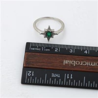 Sterling Silver North Star Handmade Oval Gemstone Band Ring Bulk Jewellery Wholesaler | Akrati Jewels Inc
