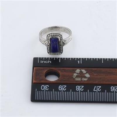 925 Sterling Silver Natural Baguette Gemstone Boho Ring For Girls Fine Jewelry Supplier | Akrati Jewels Inc