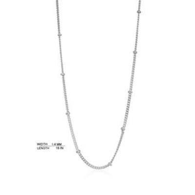 925 Sterling Silver Unique Box Ball Chain Fine Jewelry Supplier 1.4 MM | Akrati Jewels Inc