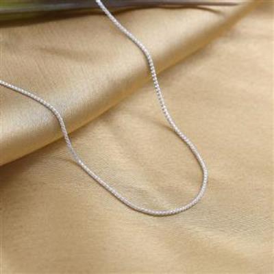 Preciously 925 Sterling Silver Venetian Box Chain For Pendant Jewllery Manufacturer 0.8 MM | Akrati Jewels Inc