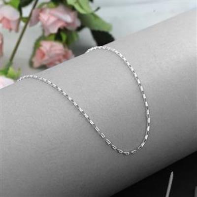 925 Sterling Silver Rectangle Link Box Chain Bulk Jewelry Supplier 1.5 MM | Akrati Jewels Inc