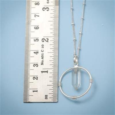 Healing Crystal Quartz Pendant 925 Sterling Silver Jewelry | Akrati Jewels Inc