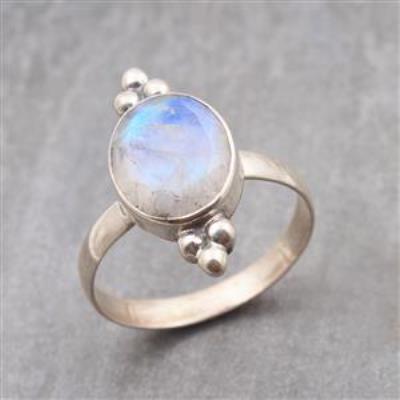 Sterling Silver Moonstone Ring Online Wholesale Jewelry | Akrati Jewels Inc