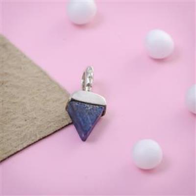 Lapis Lazuli Designer Gemstone Silver Pendant | Akrati Jewels Inc