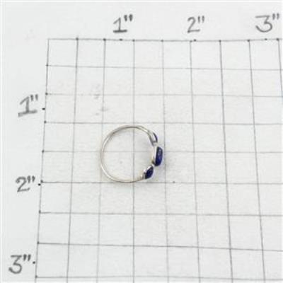 Minimalist Sterling Silver Lapis Lazuli Ring Gemstone Jewelery suppliers | Akrati Jewels Inc