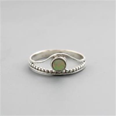 Abalone Shell Sterling Silver Handmade Ring | Akrati Jewels Inc