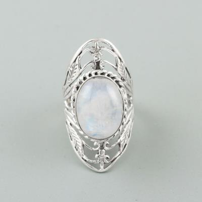 South West Moonstone Silver Ring Wholesale Jewelery Supplier | Akrati Jewels Inc