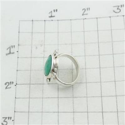 Chrysoprase Sterling Silver Ring Online Gemstone Supplier | Akrati Jewels Inc