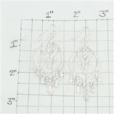Pebble look Sterling Silver Fine Earring Wholesale Jewelery | Akrati Jewels Inc