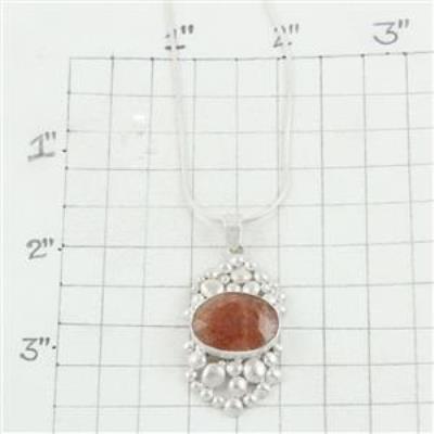 Sun Stone 925 Sterling Silver Pendant Jewelry From India Supplier | Akrati Jewels Inc