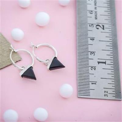 Black Onyx Silver Earring Women Jewelery Wholesale | Akrati Jewels Inc
