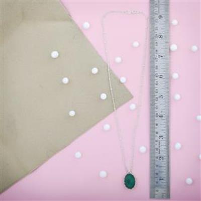 Green Onyx & Labradorite Gemstone Silver Necklace Online Gemstone Jewelery | Akrati Jewels Inc