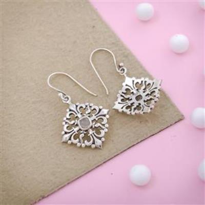 925 Sterling Silver Moonstone Earring Wholesale Supplier Jewelery | Akrati Jewels Inc