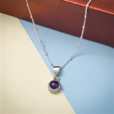 Amethyst Gemstone Sterling Silver Pendant Jewelry Wholesaler | Akrati Jewels Inc