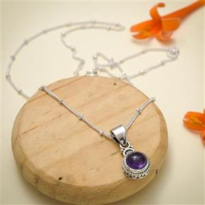 Amethyst Gemstone Sterling Silver Pendant Jewelry Wholesaler | Akrati Jewels Inc