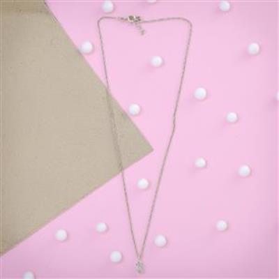 Rainbow Moonstone Fine Silver Dainty Necklace Jewelery | Akrati Jewels Inc